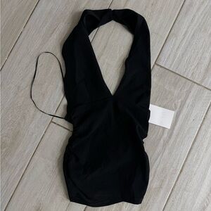 Zara Black Halter